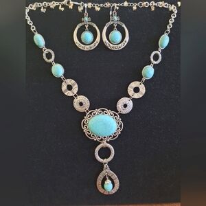 ERICA LYONS Faux Turquoise Set